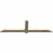 Ekena Millwork Eugene Rough Sawn Timber Gable Bracket, Douglas Fir, 72"W x 21"H x 2"D x 4"F, 7/12 Pitch GBW072X21X0204EUG00RDF - alternate 4